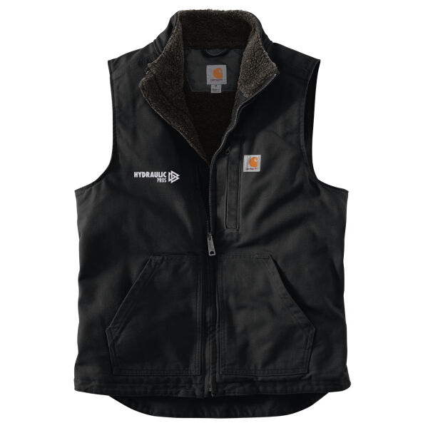 Hydraulic Pros Embroidered - Sherpa Lined Mock Neck Vest Thumbnail