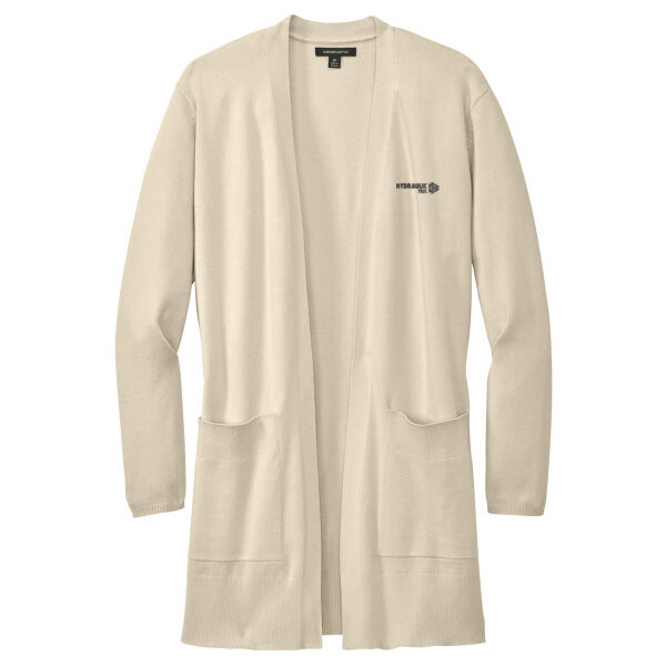 Hydraulic Pros Embroidered - Women's Open Front Cardigan Sweater Thumbnail