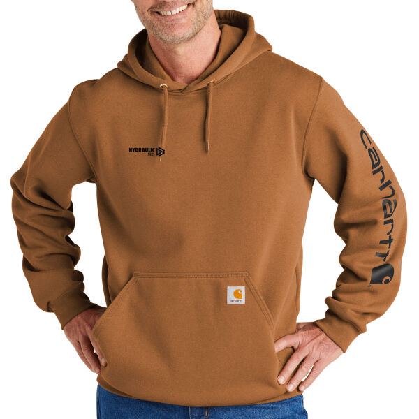 Carhartt Hydraulic Pros Printed- - Midweight Hooded Logo Sweatshirt Thumbnail