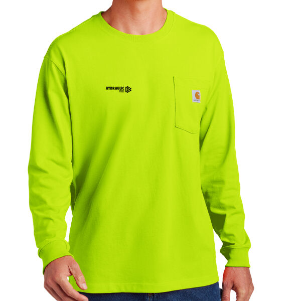 Hydraulic Pros Printed - Workwear Pocket Long Sleeve T Shirt Thumbnail